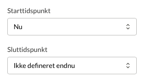 Valg af måleperiode