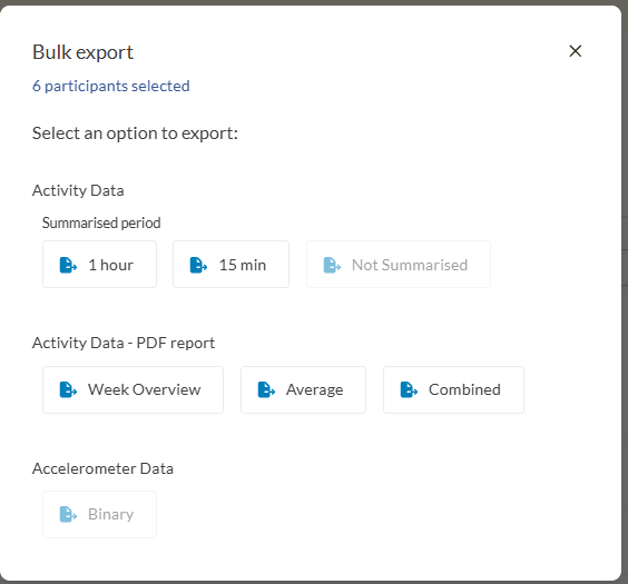 File format selection