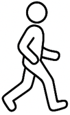 Upright run