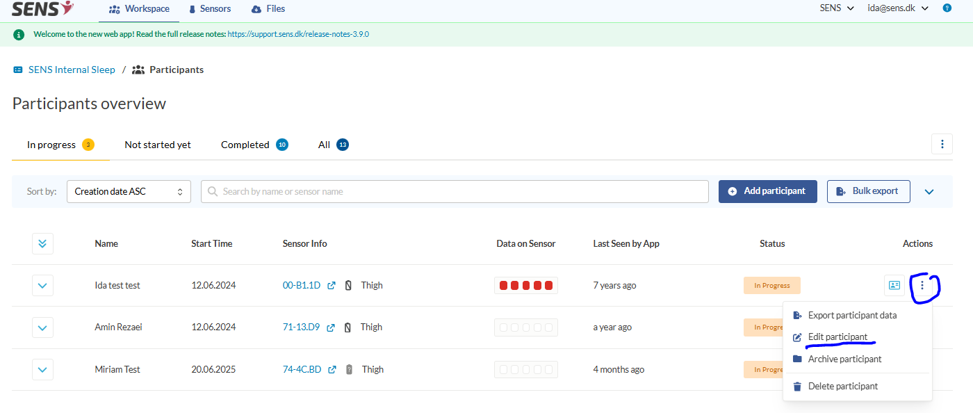 Skærmbillede: rediger deltager