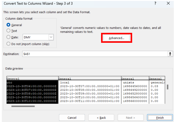 Avancerede indstillinger