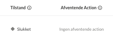 Sensortilstand